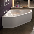 Угловая гидро-аэромассажная ванна Kolpa-San Piano 145 Luxus (сенсор) на каркасе