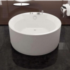 Кругла гідроаеромасажна ванна Kolpa-San Vivo 160 Luxus (сенсор) на каркасі