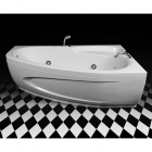 Правосторонняя гидромассажная ванна Rialto Como Hydro 180x110 со смесителем