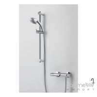 Термостатичний змішувач для ванни з душовою лійкою та штангою LEX-ALPLUS Tres Tresmostatic 1.83.398 Хром