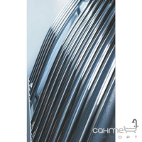 Стальной полотенцесушитель Radox Sunny 500x800 выгнутый профиль нержавеющая сталь