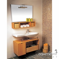 Комплект мебели для ванной комнаты CRW GCR1068 (бордовый)
