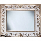 Зеркало в дереве для ванной комнаты Lineatre Gold Componibile 13014 сусальное серебро