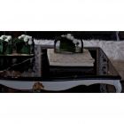 Мармурова стільниця Lineatre Gold Componibile 13M52 чорний маркуїна