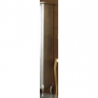 Кінцева боковина для колони Lineatre Gold Componibile 13081 сусальне срібло ліва сторона
