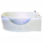 Правостороння гідромасажна ванна з врізним змішувачем Triton Мілена