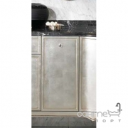 Тумба 30 см с дверцей для ванной комнаты Lineatre Gold Componibile 13024 сусальное серебро