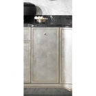 Тумба 30 см з дверцятами для ванної кімнати Lineatre Gold Componibile 13024 сусальне срібло
