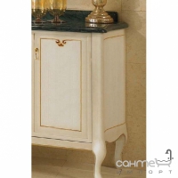 Тумба 30 см с дверцей для ванной комнаты Lineatre Gold Componibile 13L24 патинированный с декором