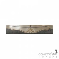 Рамка и торец для мебели 80 см Lineatre Gold Componibile 13078 сусальное серебро