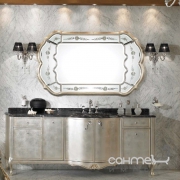 Комплект меблів для ванної кімнати Lineatre Gold Componibile 13/1 сусальне срібло