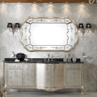 Комплект мебели для ванной комнаты Lineatre Gold Componibile 13/1 сусальное серебро