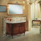 Комплект мебели для ванной комнаты Lineatre 93/1 палиссандр