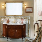 Комплект мебели для ванной комнаты Lineatre 93/2 палиссандр