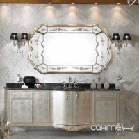 Комплект мебели для ванной комнаты Lineatre Gold Componibile 13/1 сусальное серебро