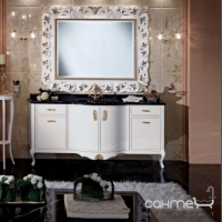 Комплект мебели для ванной комнаты Lineatre Gold Componibile 13/A1 перламутровый с отделкой