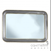 Зеркало для ванной комнаты Lineatre Savoy Pelle 83002 сусальное серебро отделка сусальное золото