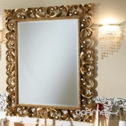 Зеркало для ванной комнаты Lineatre Savoy Pelle 88002 сусальное золото