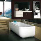 Гидромассажная ванна Jacuzzi Aquasoul Lounge Hydro Base с шумопоглощающей панелью без смесителя 9443-570A Sx левая