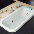 Гидромассажная ванна Jacuzzi Aquasoul Lounge Hydro Top встроенная без смесителя 9443-561 Dx правая