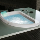 Гидромассажная ванна Jacuzzi Aquasoul Offset Hydro Friendly встроенная без смесителя 9443-596 Sx левая