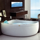 Гидромассажная ванна Jacuzzi Aquasoul Offset Hydro Friendly с шумопоглощающей панелью без смесителя 9443-604A Sx левая