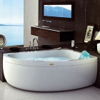 Гидромассажная ванна Jacuzzi Aquasoul Offset Hydro Friendly с шумопоглощающей панелью без смесителя 9443-605A Dx правая