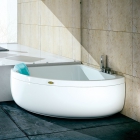 Гидромассажная ванна Jacuzzi Aquasoul Corner 140 Hydro Friendly с шумопоглощающей панелью без смесителя 9443-714A