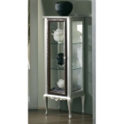 Витрина для ванной комнаты Lineatre Savoy Pelle 83052 светлый орех левосторонняя дверца с технической тканью авана