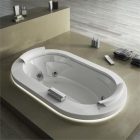 Гидромассажная ванна Jacuzzi Opalia Corian встроенная без смесителя 9443-744 (версия с отделкой из Corian)