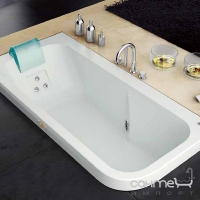 Гидромассажная ванна Jacuzzi Aquasoul Lounge Hydro Base встроенная без смесителя 9443-562 Sx левая