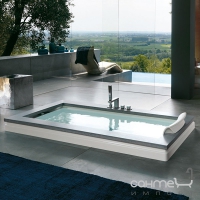 Гідромасажна ванна Jacuzzi Aura Uno вбудована без змішувача 9F43-531 Sx (оздоблення Камінь Piasentina)