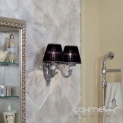 Бра для ванной комнаты Lineatre Hermitage 71010C абажур черного цвета