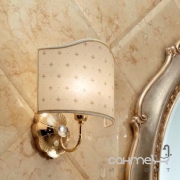 Бра для ванной комнаты Lineatre Hermitage 72020 абажур янтарного цвета