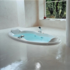 Гидромассажная ванна Jacuzzi Elipsa встроенная без смесителя 9443-109 с фурнитурой 9H23-5140 хром