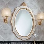 Зеркало для ванной комнаты Lineatre Hermitage 17004 сусальное серебро