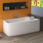 Гидромассажная ванна Jacuzzi Folia Duo с фронтальной панелью без смесителя 9D50-555A Dx правая