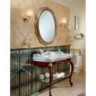 Комплект мебели для ванной комнаты Lineatre Hermitage 17/1 французский могано, отделка 