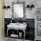 Комплект меблів для ванної кімнати Lineatre Hermitage 17/2 сусальне срібло