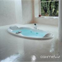 Гидромассажная ванна Jacuzzi Elipsa встроенная без смесителя 9443-109 с фурнитурой 9H23-5143 цвет белый