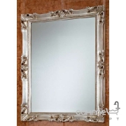 Прямоугольное зеркало для ванной комнаты Lineatre Lady 99312 сусальное серебро