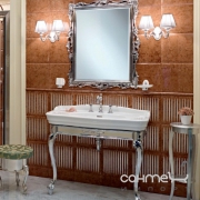 Комплект мебели для ванной комнаты Lineatre Lady 80/1 аллюминий, хром