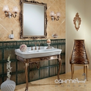 Комплект меблів для ванної кімнати Lineatre Lady 80/2 алюміній, бронза