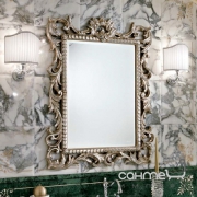 Дзеркало для ванної кімнати Lineatre Londra 17009 скарточчо, сусальне срібло