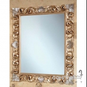 Дзеркало для ванної кімнати Lineatre Parigi 78004 сусальне золото з обробкою срібло