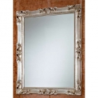 Прямоугольное зеркало для ванной комнаты Lineatre Lady 99312 сусальное серебро