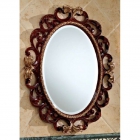 Овальное зеркало для ванной комнаты Lineatre Lady 17011 французский могано
