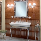 Комплект мебели для ванной комнаты Lineatre Lady 80/1 аллюминий, хром