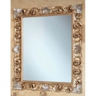 Зеркало для ванной комнаты Lineatre Parigi 78004 сусальное золото с отделкой сусальное серебро