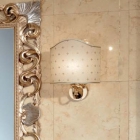 Настенное бра для ванной комнаты Lineatre Parigi 53040P профилированный абажур цвета янтаря